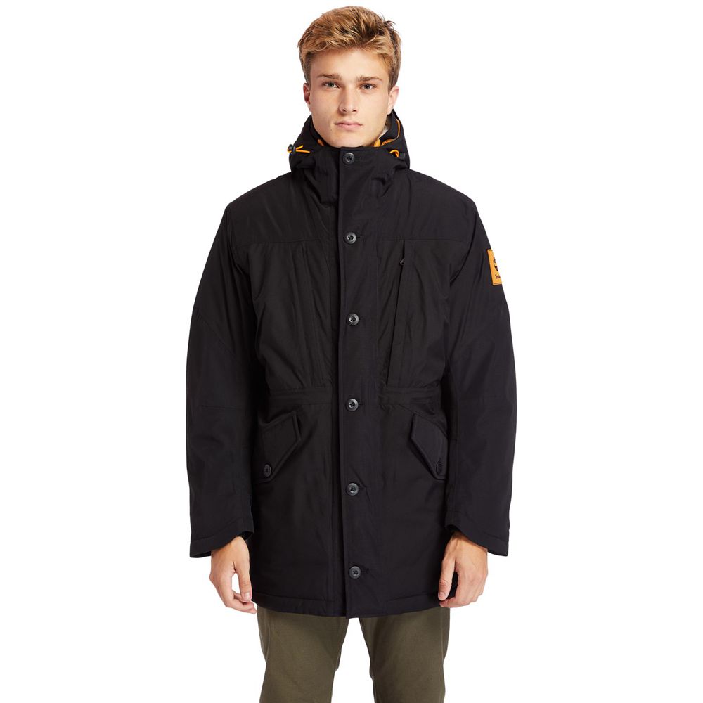 Timberland Mens Jackets Outdoor Heritage Ecoriginal Parka with DryVent™ Technology - Black - India X